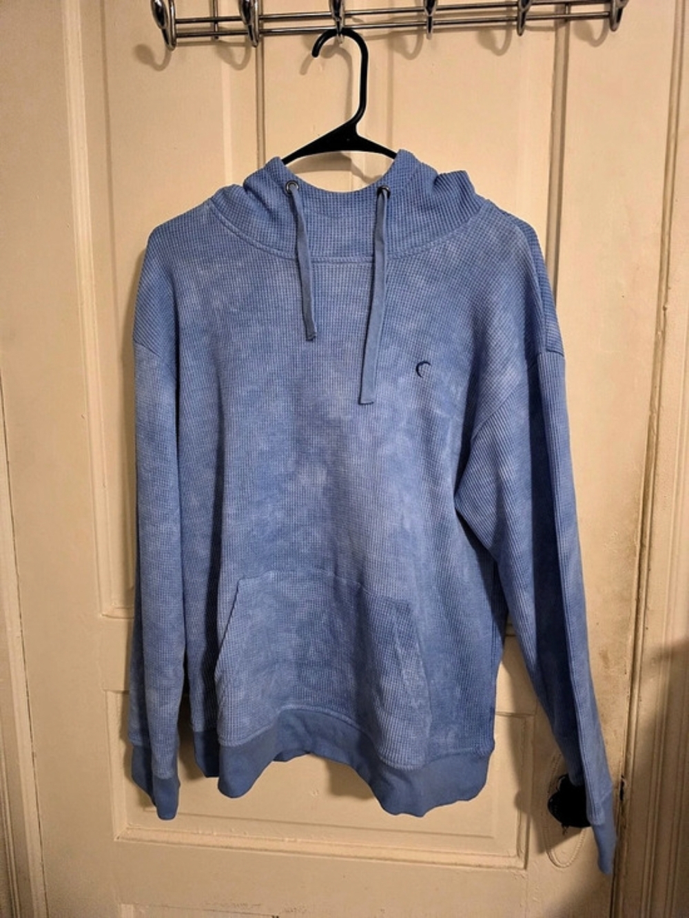 Womens Zyia Waffle Knit Hoodie